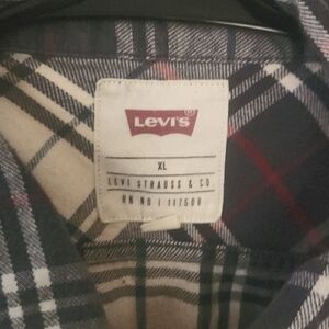 Levi plaid button up